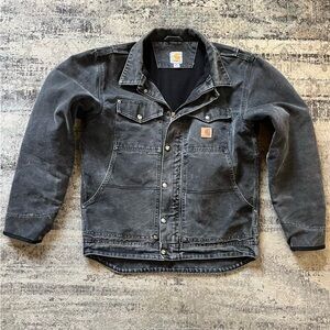 Carhartt Berwick Jacket Black Mens Medium Very Good Condition.